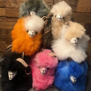 schlüsselanhänger "alpakakopf"