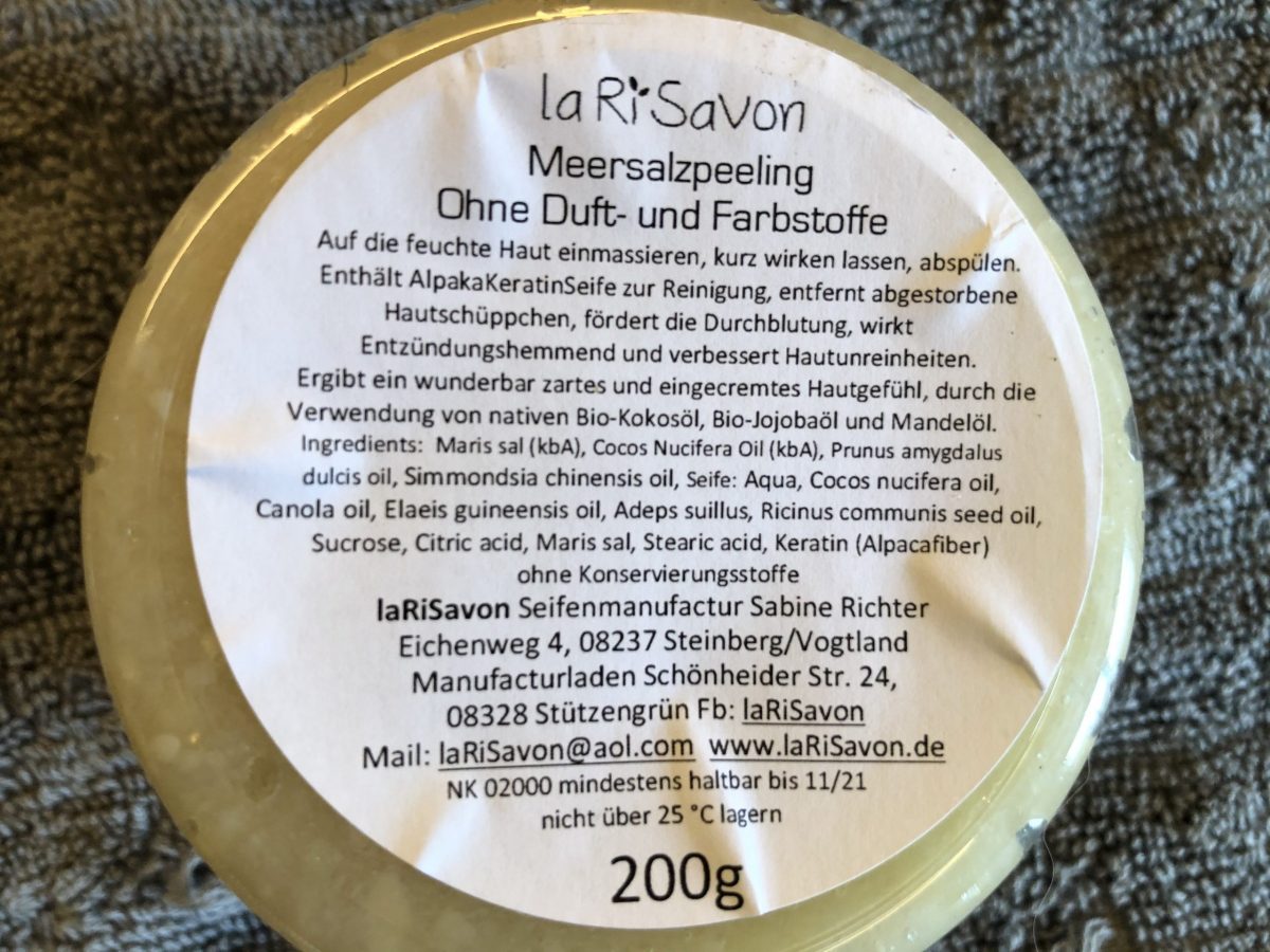 meersalzpeeling *vegan* meersalzpeeling *vegan*
