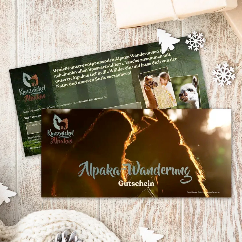 alpaka gutschein