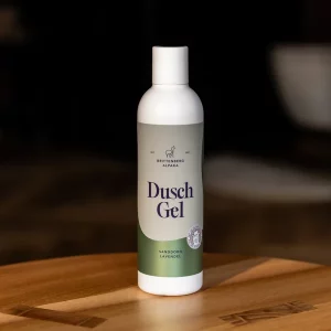 brittenberg duschgel sanddorn, mit keratin aus alpakawolle