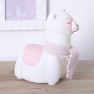 lama led nachtlicht mit echtschal